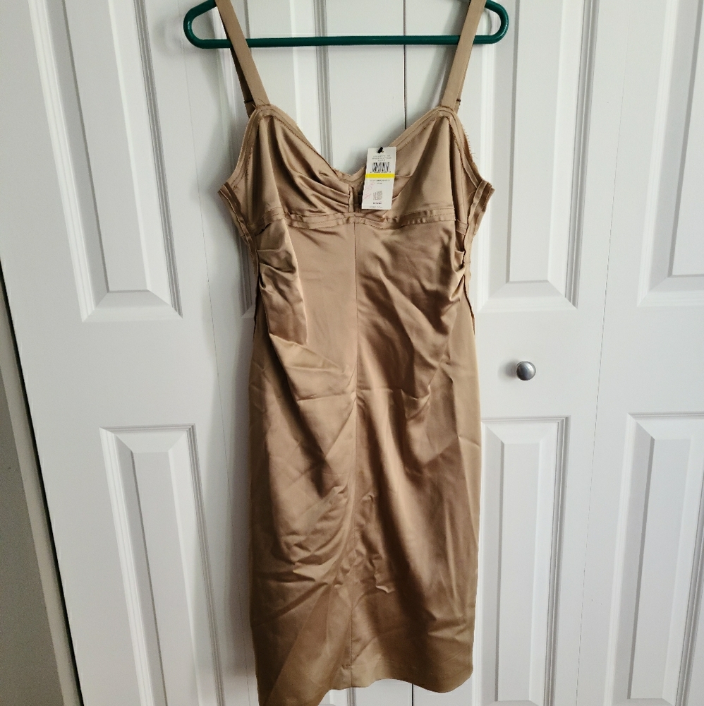 Tan strappy dress